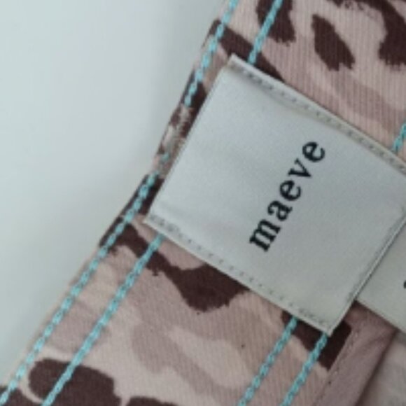 Brand New by Anthropologie Maeve Ettie High Rise Slim Printed Tailored Short - Picture 8 of 10